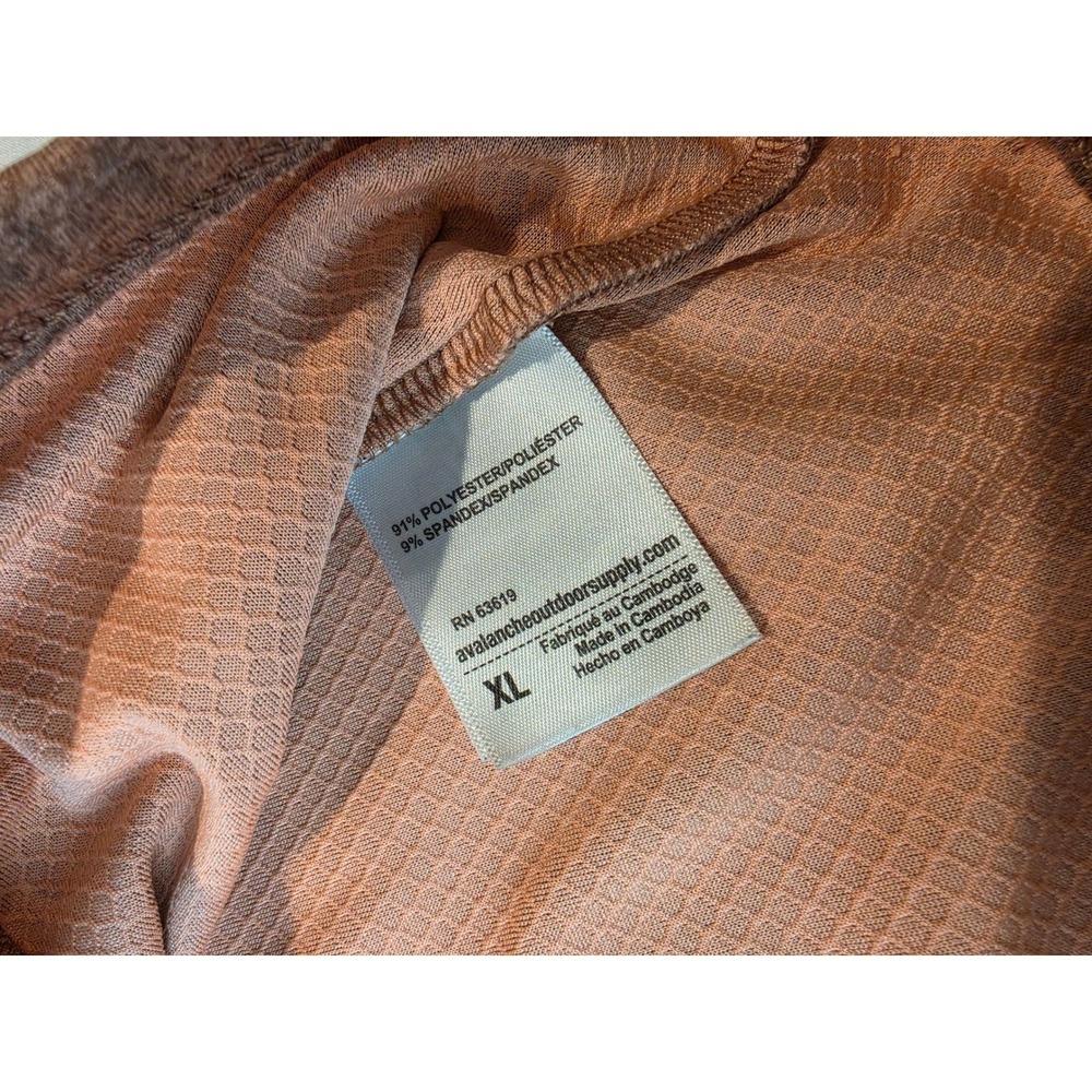 Avalanche Outdoor Supply Co Womens XL Mauve Pink Active Hoodie Thumbhole Hem Tie - Picture 4 of 8